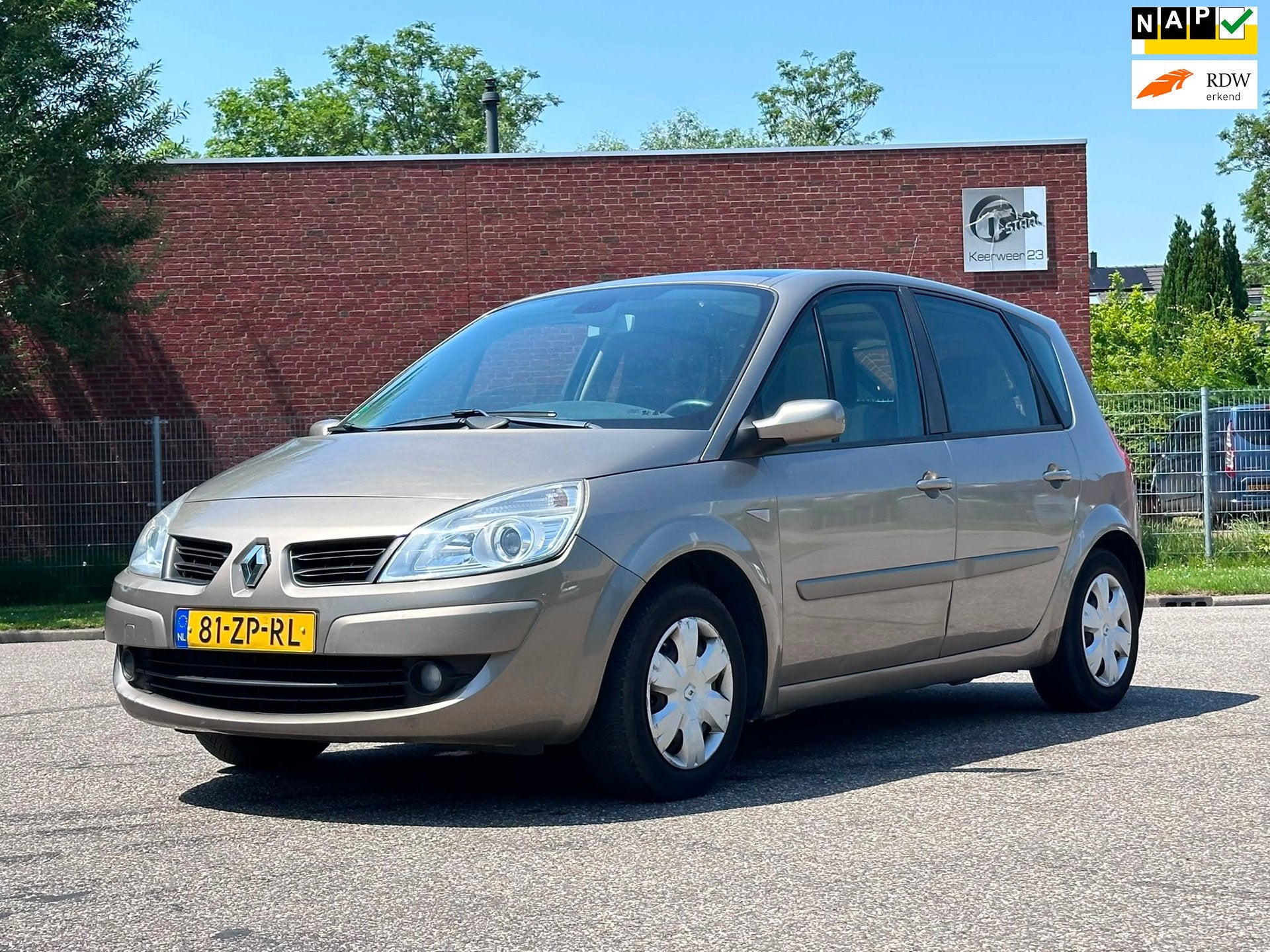 Renault Scénic 1.6-16V Business Line Automaat*23-07-2027 AP, 1345 kg, Gebruikt, 4 cilinders, Beige