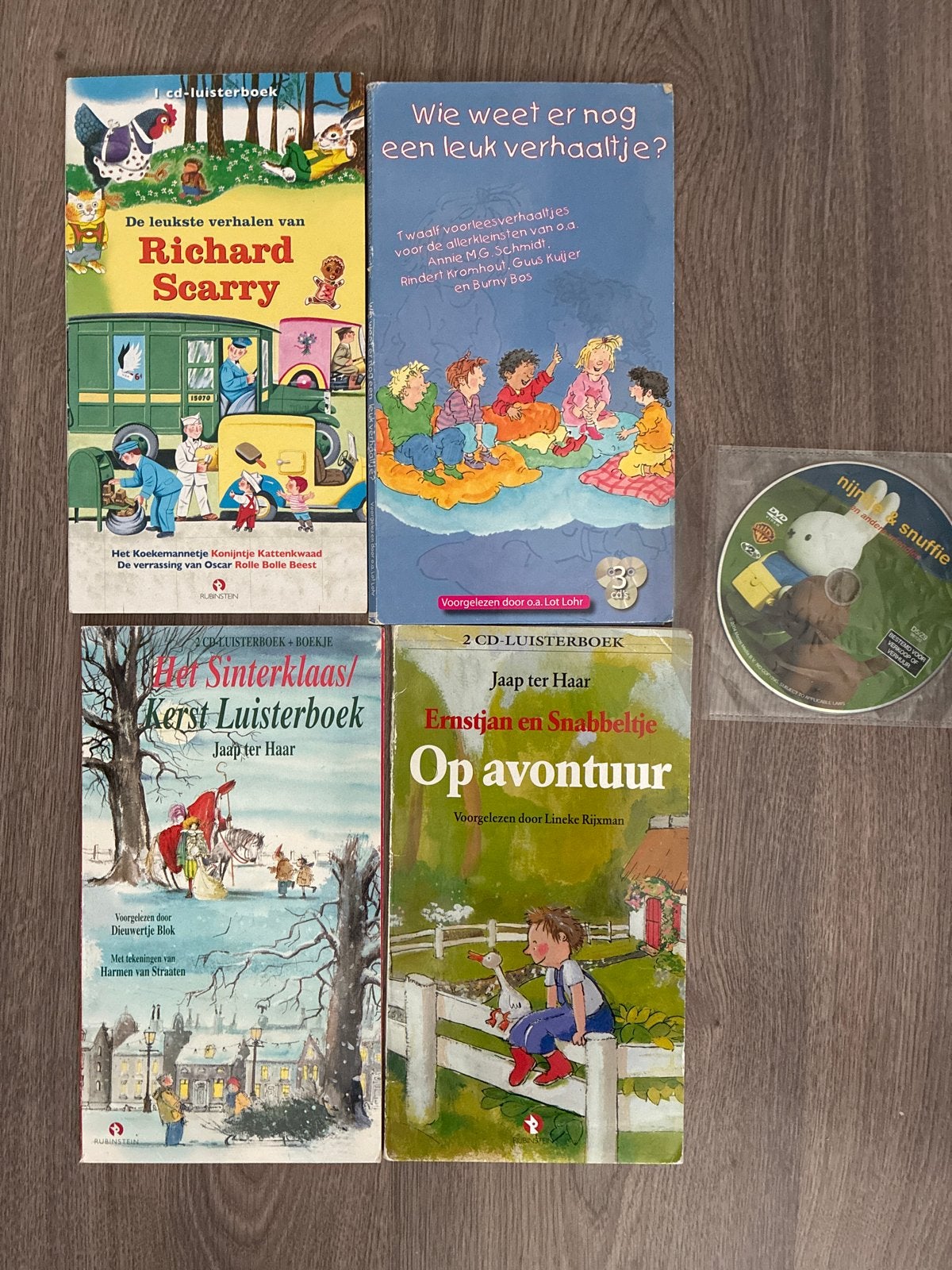 Luisterboeken Collectie: Richard Scarry, Sinterklaas, Ernstj, Boeken, Ophalen of Verzenden, Gelezen, Fictie