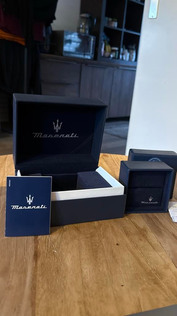 Maserati Horloge/Sieraden Doosjes - Nieuwstaat, Ophalen of Verzenden, Nieuw