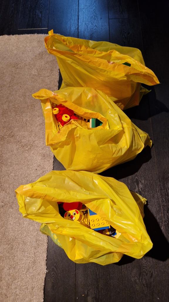 Duplo lego 3 zakken vol 8kg, Ophalen
