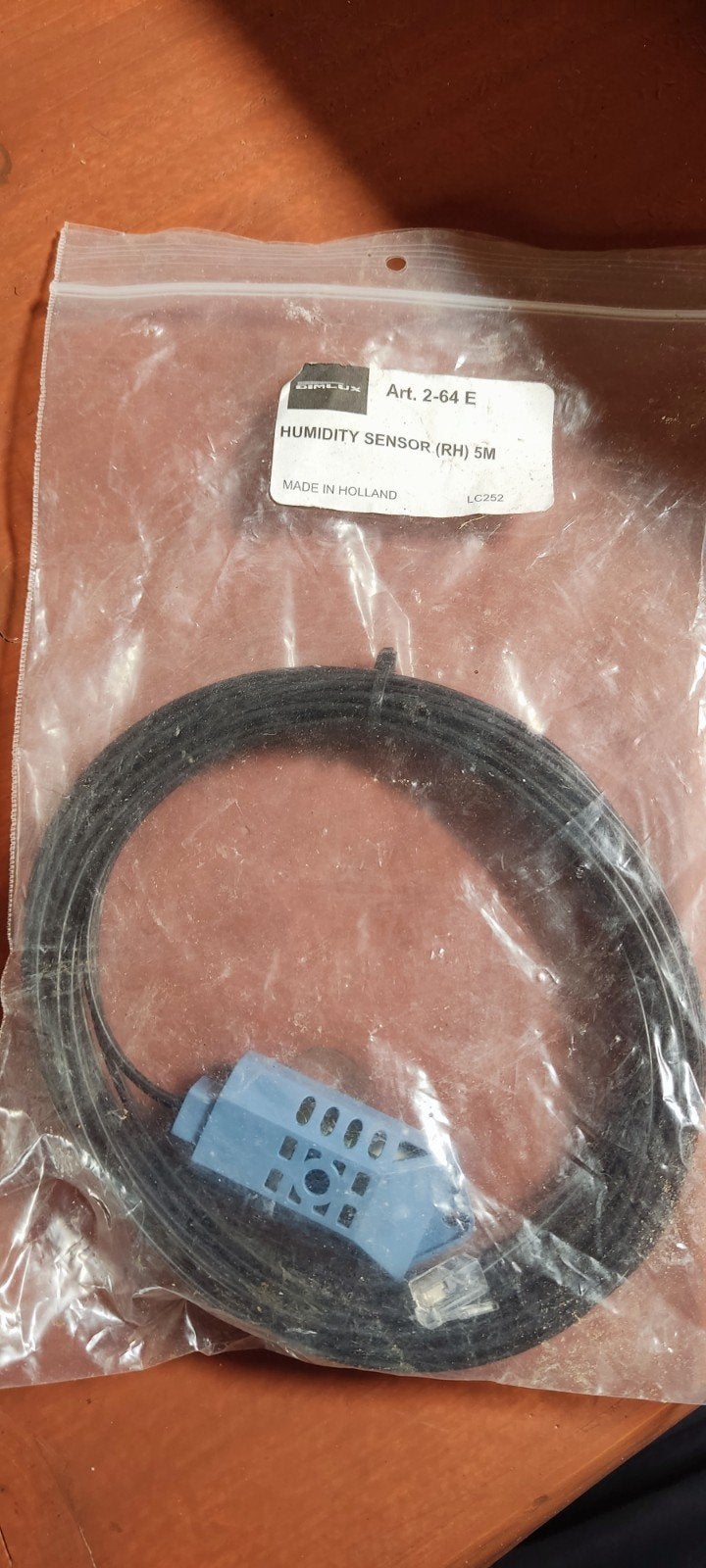 Dimlux luchtvochtigheid sensor RH 5m kabel nieuw, Ophalen of Verzenden, Nieuw