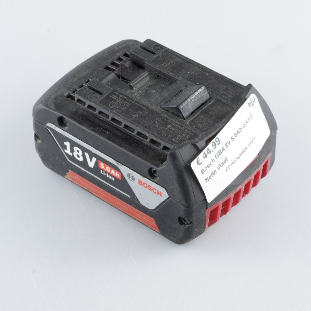 Bosch GBA 8V 5.0Ah accu | Nette staat, Bosch, Gebruikt, Support@bosch.com, Robert Bosch GmbH
Robert-Bosch-Platz 1
70839 Gerlingen-SchillerhÃ¶he
Germany
