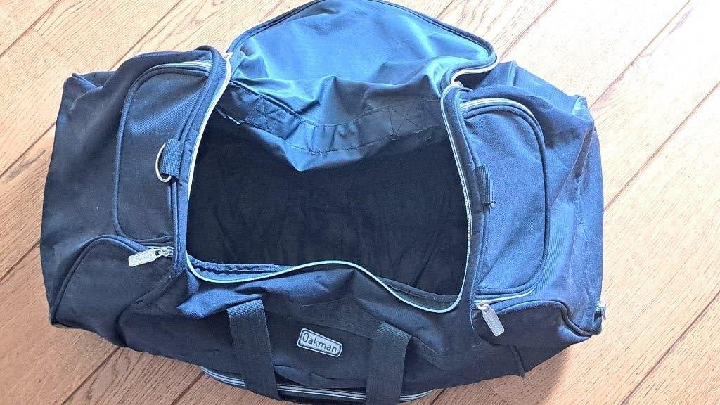 Oakman reistas koffer tas rolkoffer weekendtas, 40 tot 60 cm, Zwart, Minder dan 35 cm, Ophalen of Verzenden