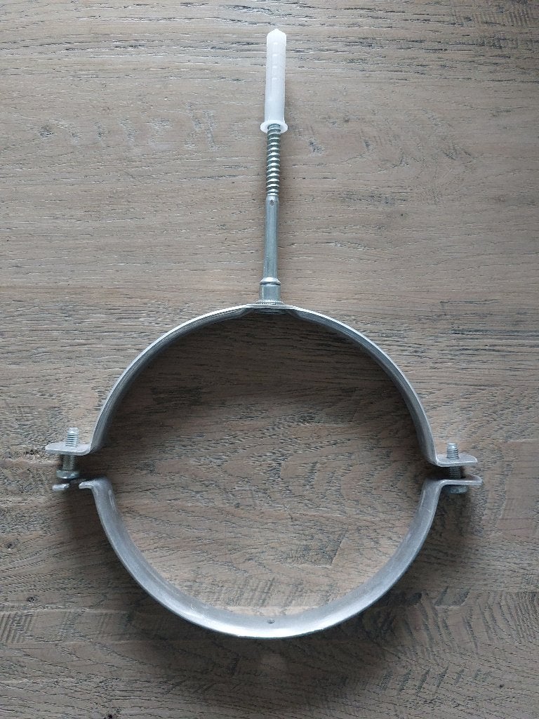 Pijpbeugel muurbeugel draadpen inslagbout 150 mm, Overige typen, Aluminium, Ophalen of Verzenden, Zo goed als nieuw