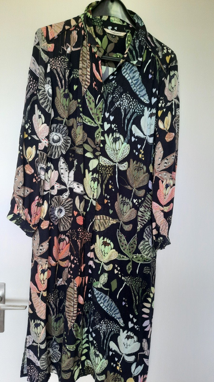 TE KOOP , Pom Amsterdam  blousejurk, Ophalen of Verzenden, Zo goed als nieuw, Groen, Onder de knie