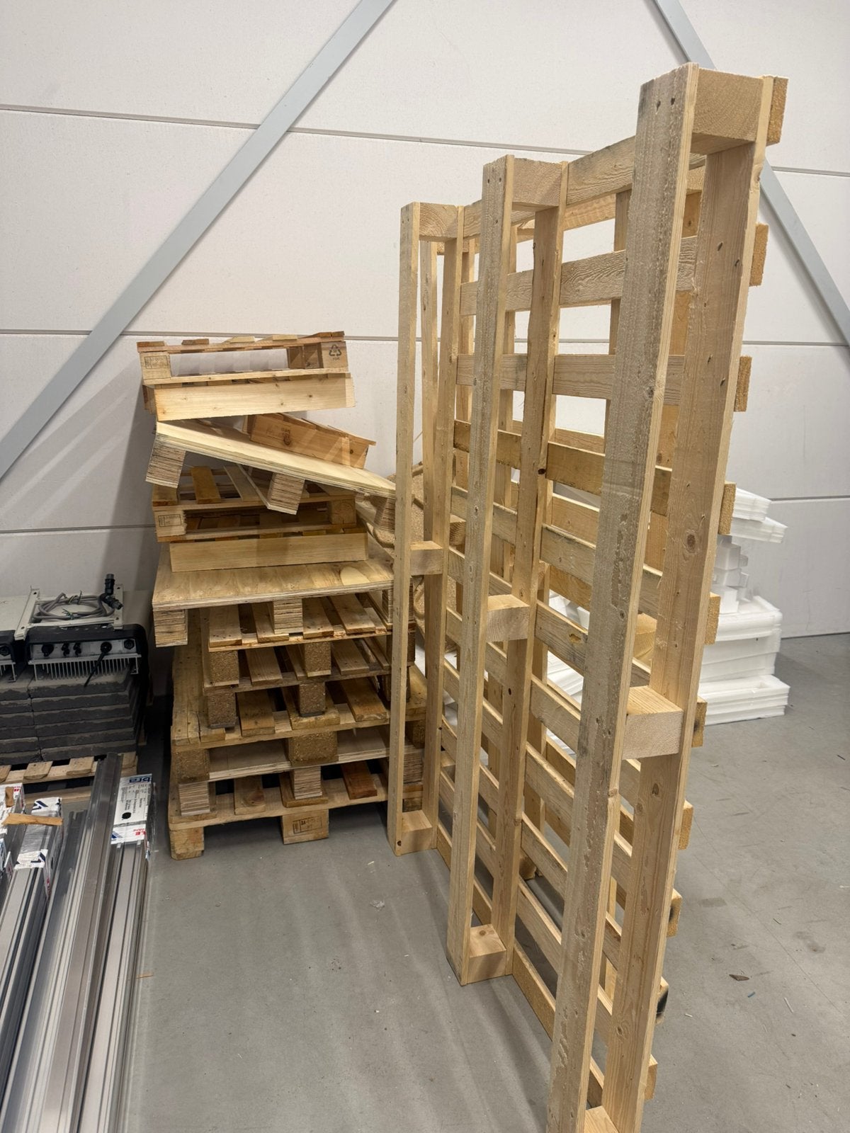 Wegwerp pallets, Ophalen, Zo goed als nieuw, Pallet, Minder dan 200 cm