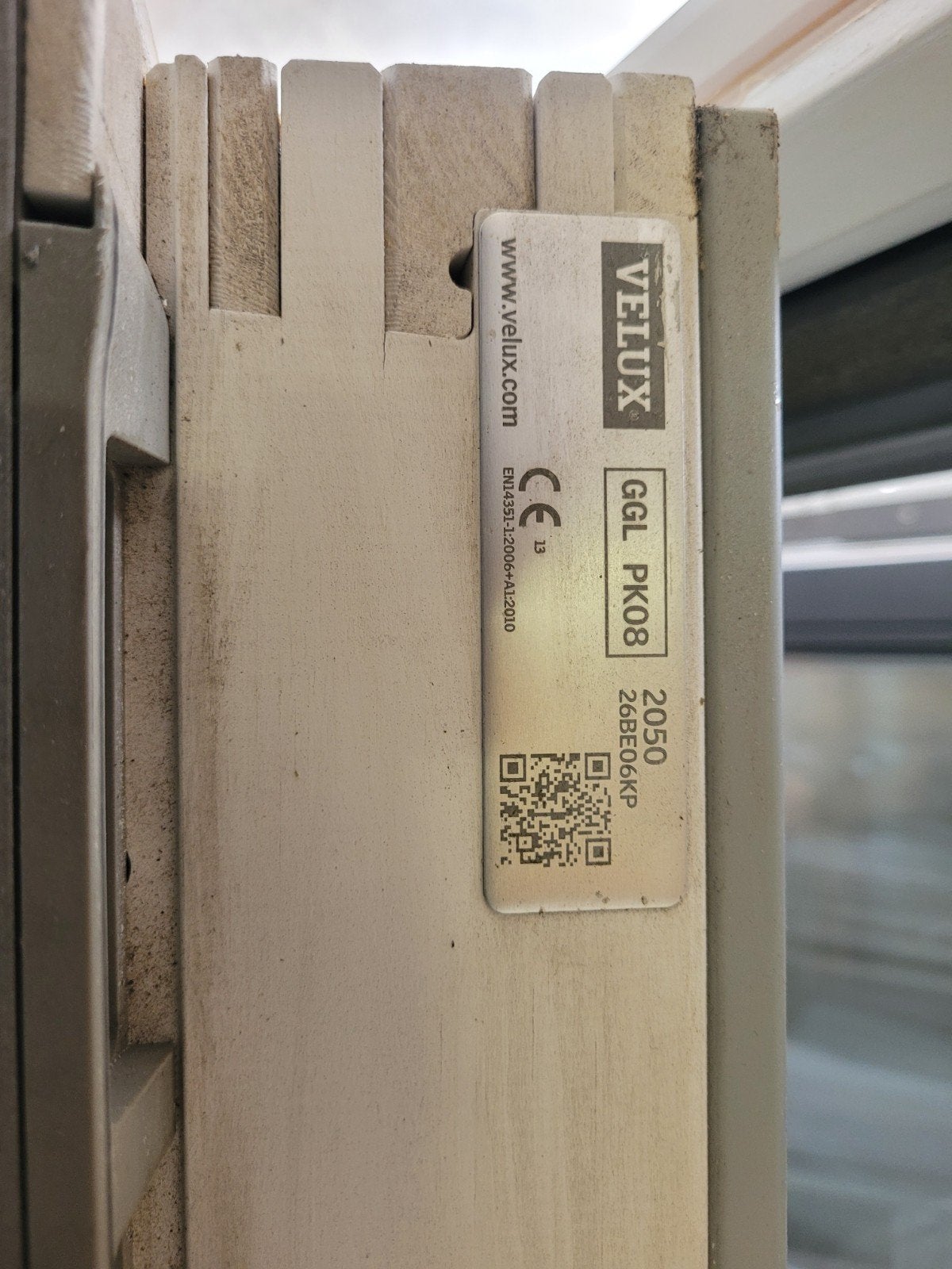 2x Velux Tuimeldakraam Wit Gelakt PK08 94x140cm, Doe-het-zelf en Verbouw, Glas en Ramen, Ophalen, Gebruikt, 80 tot 120 cm, Dakraam