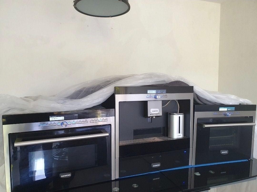 siemens inbouw combi-ovens en koffiemachine, Minder dan 45 cm, Gebruikt, Siemens, Ophalen of Verzenden