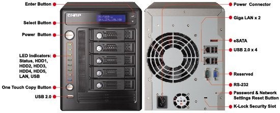 QNAP TS-509 PRO met 3 X 2TB enterprise disken | 19-8, Computers en Software, Ophalen of Verzenden, Zo goed als nieuw