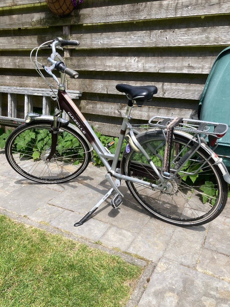 Gazelle Chamonix damesfiets 49cm, Fietsen en Brommers, Fietsen | Dames | Damesfietsen, Gebruikt, Gazelle, Versnellingen, 47 tot 50 cm