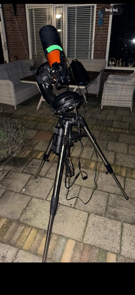 Complete celestron 4se set up, Audio, Tv en Foto, Optische apparatuur | Telescopen, Ophalen, Zo goed als nieuw, Minder dan 80 mm