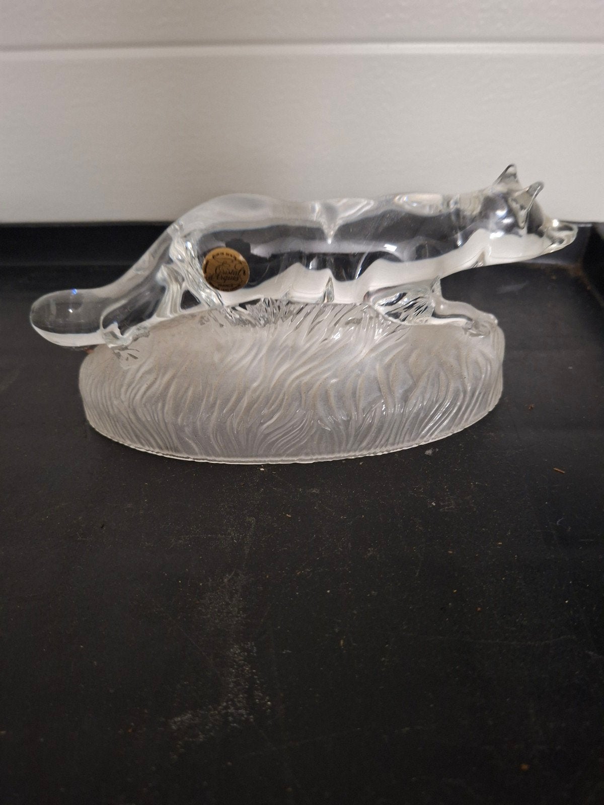 Glazen vos beeldje - Kristal d'Arques, Ophalen of Verzenden, Zo goed als nieuw