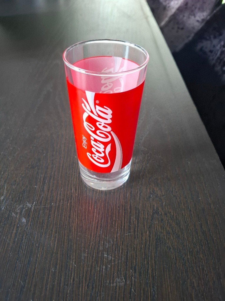 Long drinkglazen met Coca Cola afbeelding., Verzamelen, Ophalen, Nieuw, Frisdrankglas