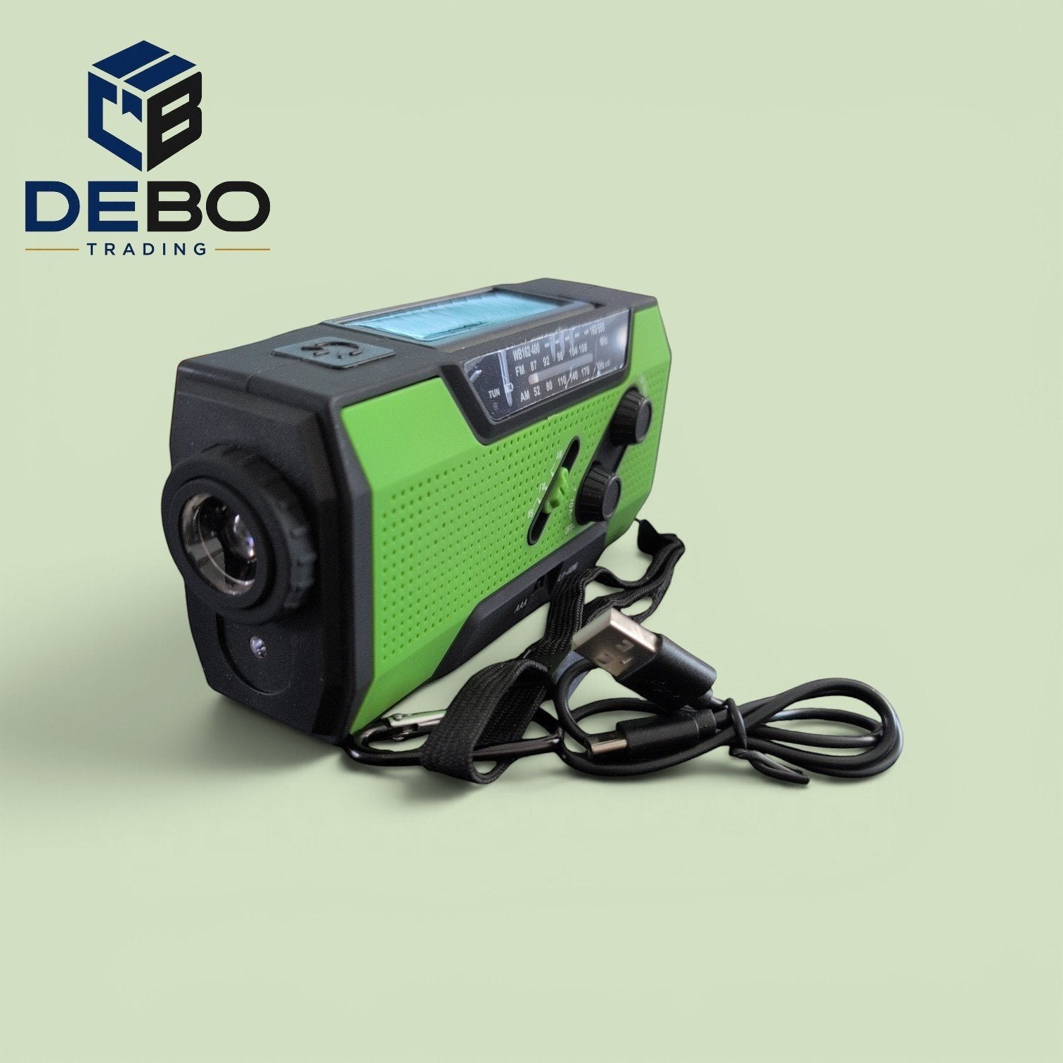 Multi-purpose nood radio - Groen, Ophalen of Verzenden, Nieuw, Radio