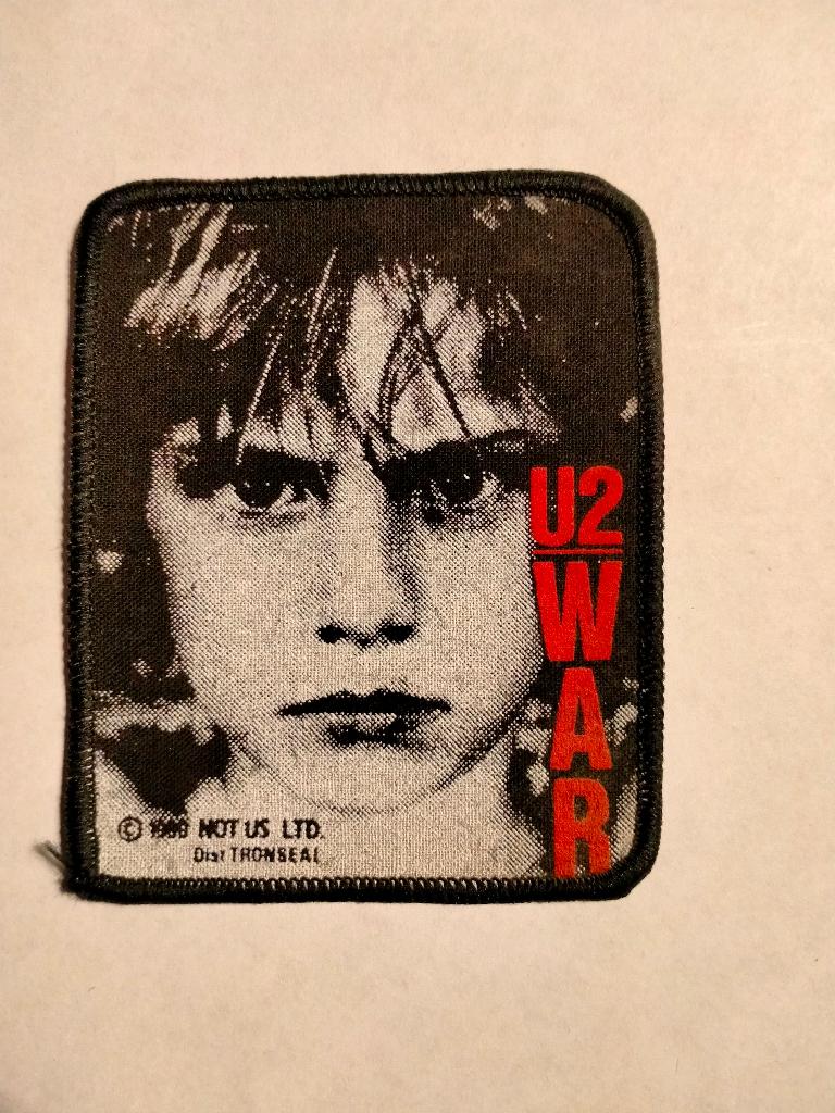 U2 War 1989 vintage rock muziek patch kleding embleem RARE, Ophalen of Verzenden, Zo goed als nieuw, Kleding