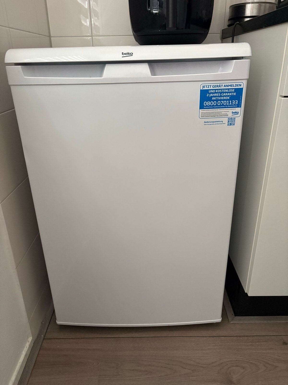 Beko Koelkast met vriesvak -, 100 tot 150 liter, Zo goed als nieuw, Energieklasse A of zuiniger, 45 tot 60 cm