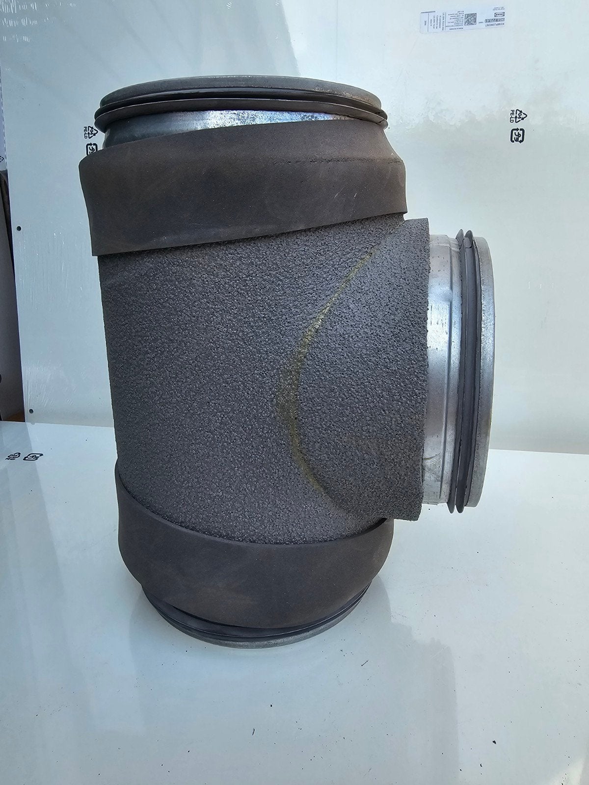 4x Nieuw Geïsoleerd Ventilatie T-stuk 150 mm met Rubber Afdi, Ophalen of Verzenden, Nieuw, Ventilator