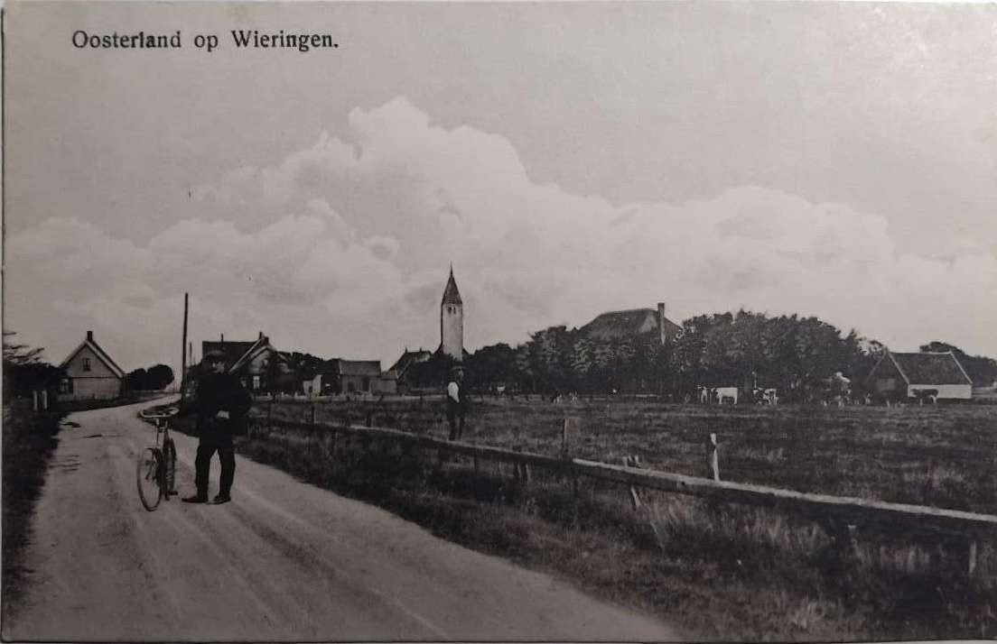 Oosterland op Wieringen – Uitg. Hennink No. 1, Ophalen of Verzenden, Voor 1920, Ongelopen, Noord-Holland