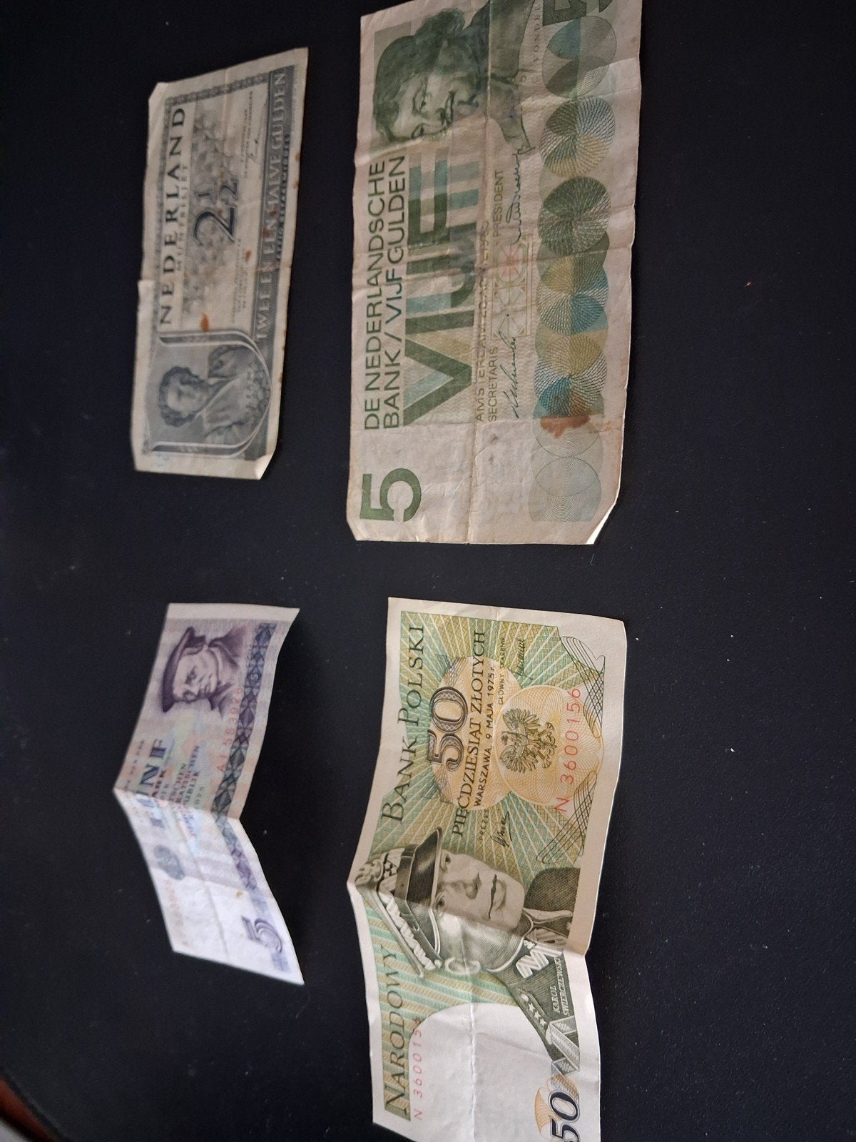 Oude bankbiljetten: Nederlands en Pools geld, Ophalen of Verzenden