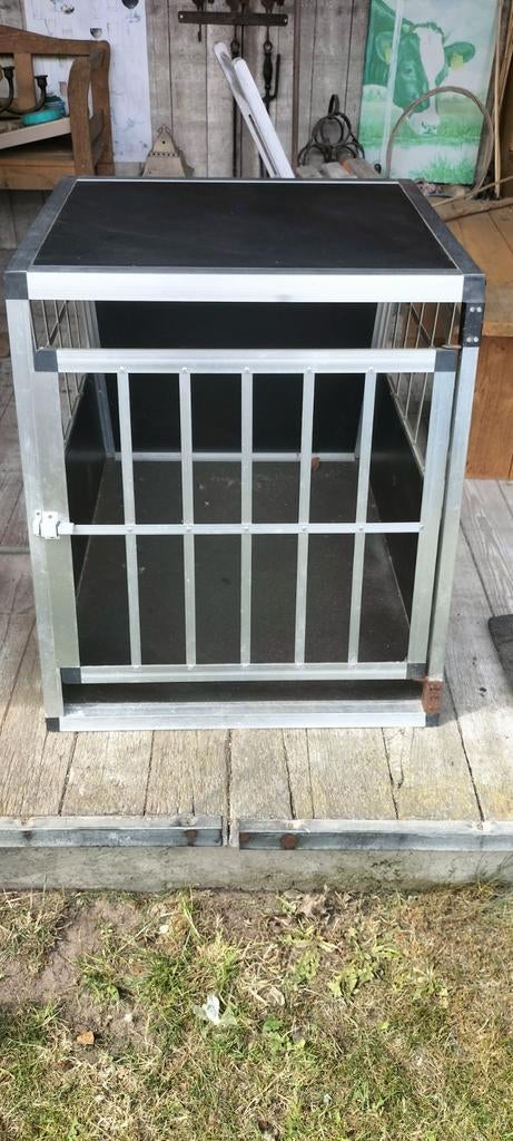 Transport box, Dieren en Toebehoren, Hondenhokken, Ophalen, 65 tot 100 cm, Hondenhok, Zo goed als nieuw