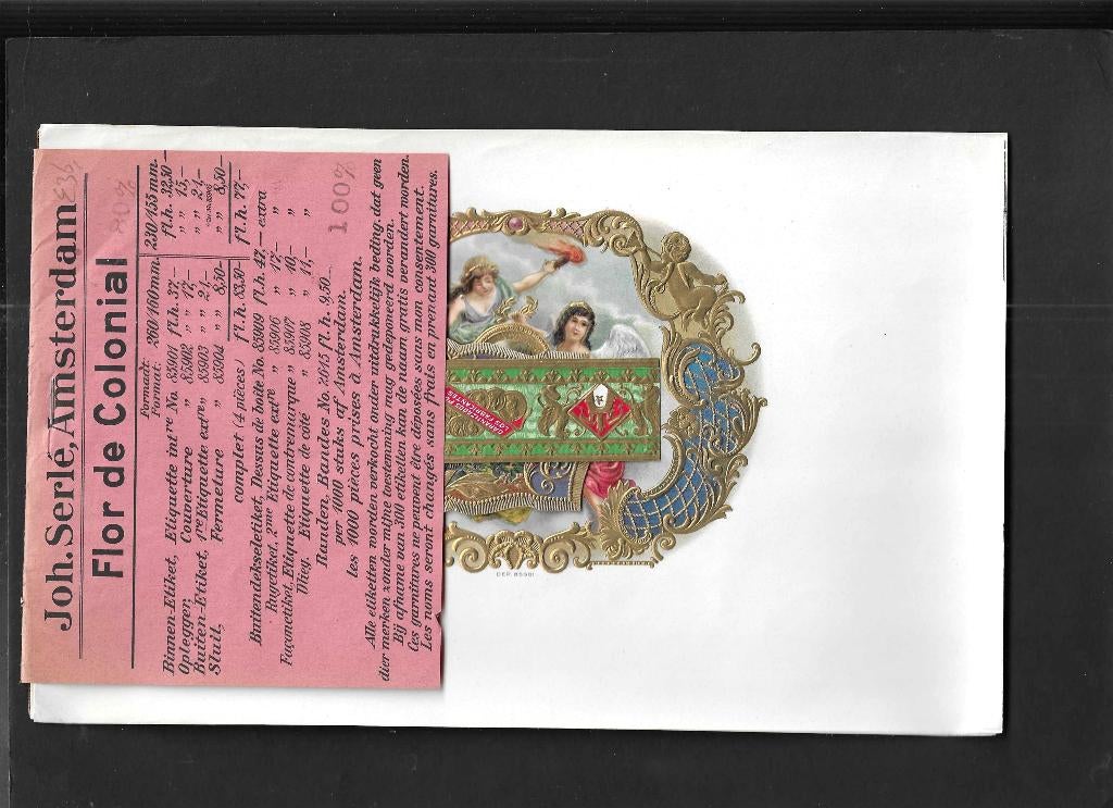 JGEtiket scan V4922, Verzamelen, Ophalen, Gebruikt, Sigarenbandjes