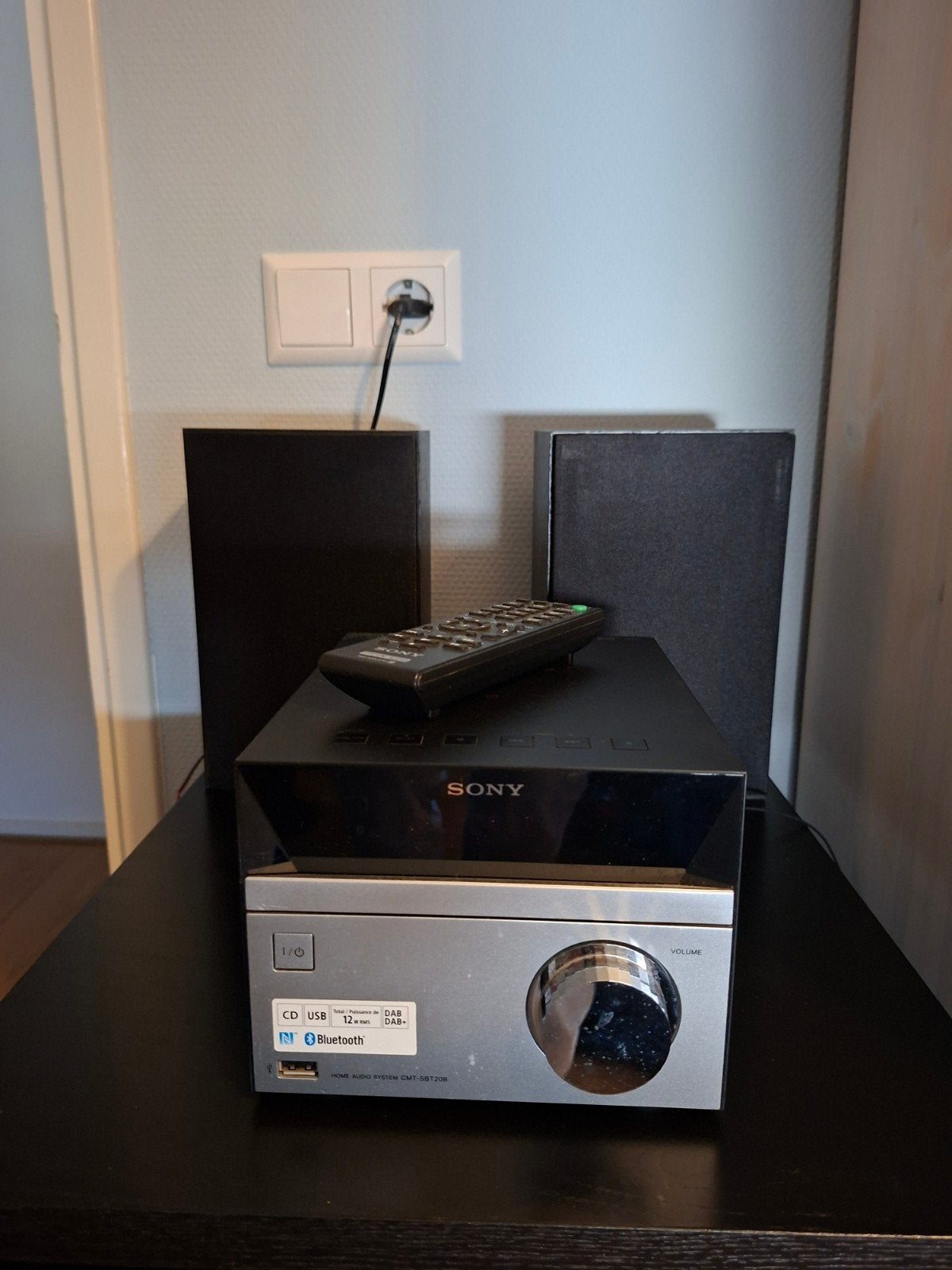 Stereoset/Radioset Sony CMT-SBT20B, Ophalen, Gebruikt, Tuner of Radio, Sony
