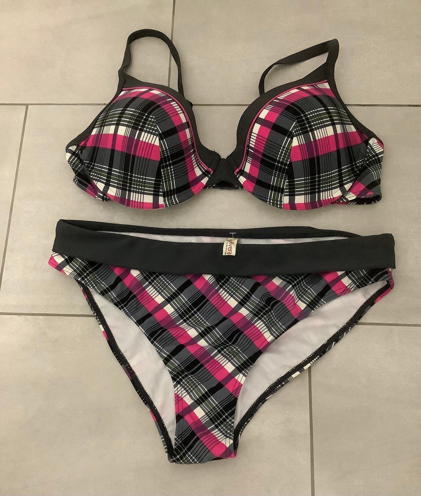 BIKINI    Livera   maat 44, Verzenden, Nieuw, Grijs, Bikini