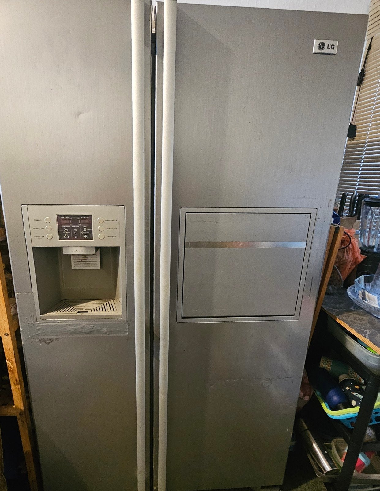 LG Amerikaanse koelkast - ijs/waterdispenser defect