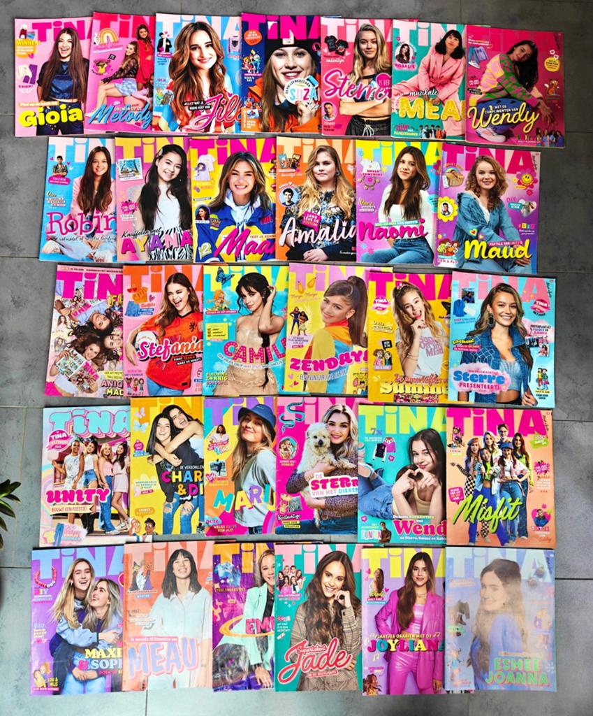 31x Tina magazine 2022, Ophalen of Verzenden, Gelezen, Gossip of Showbizz