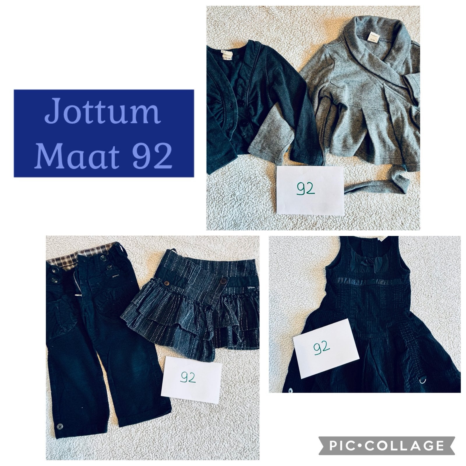Jottum setje maat 92: broek, rokje, bolero en wikkelvestje, Ophalen of Verzenden, Gebruikt, Meisje, Setje