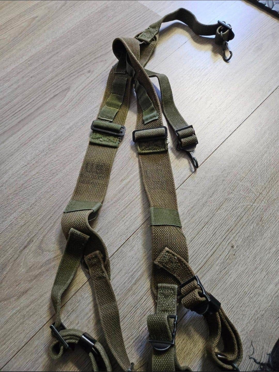 Originele Amerikaanse WW2 M1943 Suspenders, Verzamelen, Ophalen of Verzenden, Landmacht, Amerika, Kleding of Schoenen