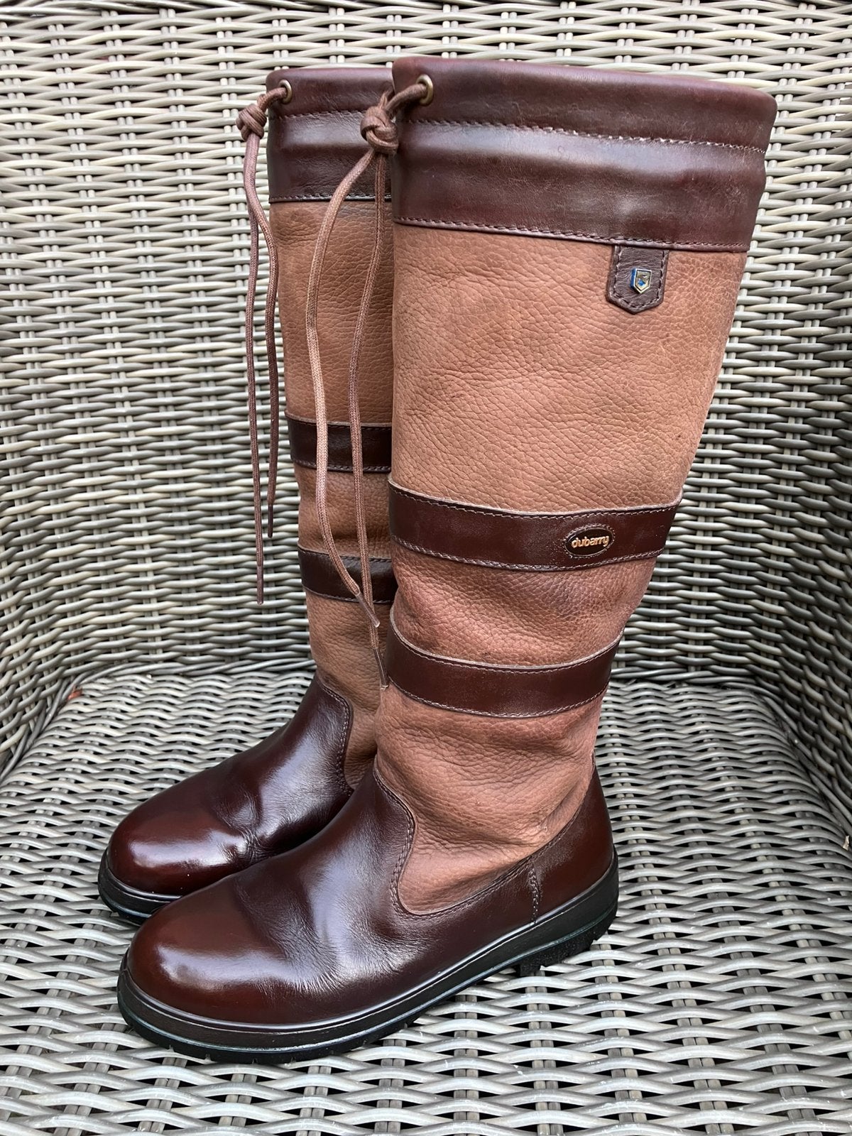 Dubarry Galway laarzen maat 39, Kleding | Dames, Hoge laarzen, Bruin, Ophalen of Verzenden, Gedragen