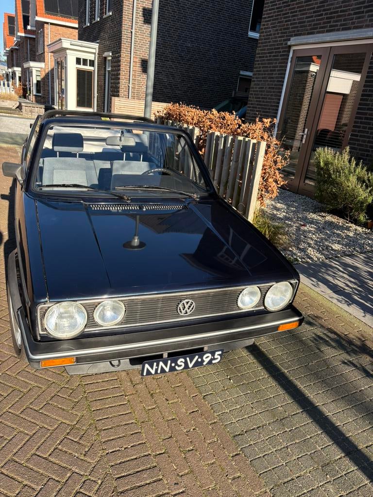 Volkswagen Golf 1.6 GL Cabriolet 55K 1986, Auto's, Voorwielaandrijving, Stof, 74 pk, 4 cilinders