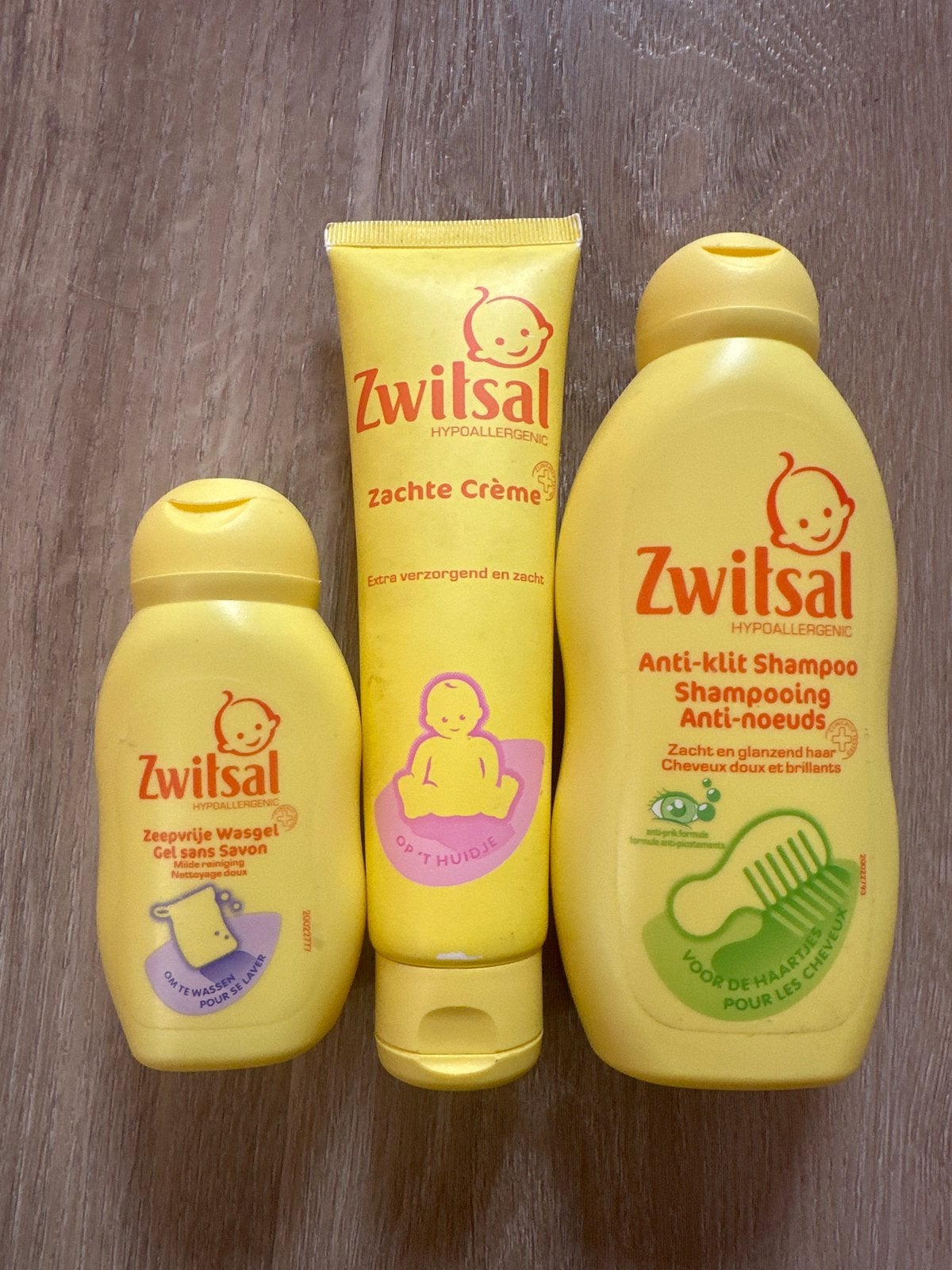 Zwitsal Babyverzorgingsset: Wasgel, Shampoo & Zachte Crème, Ophalen of Verzenden, Nieuw