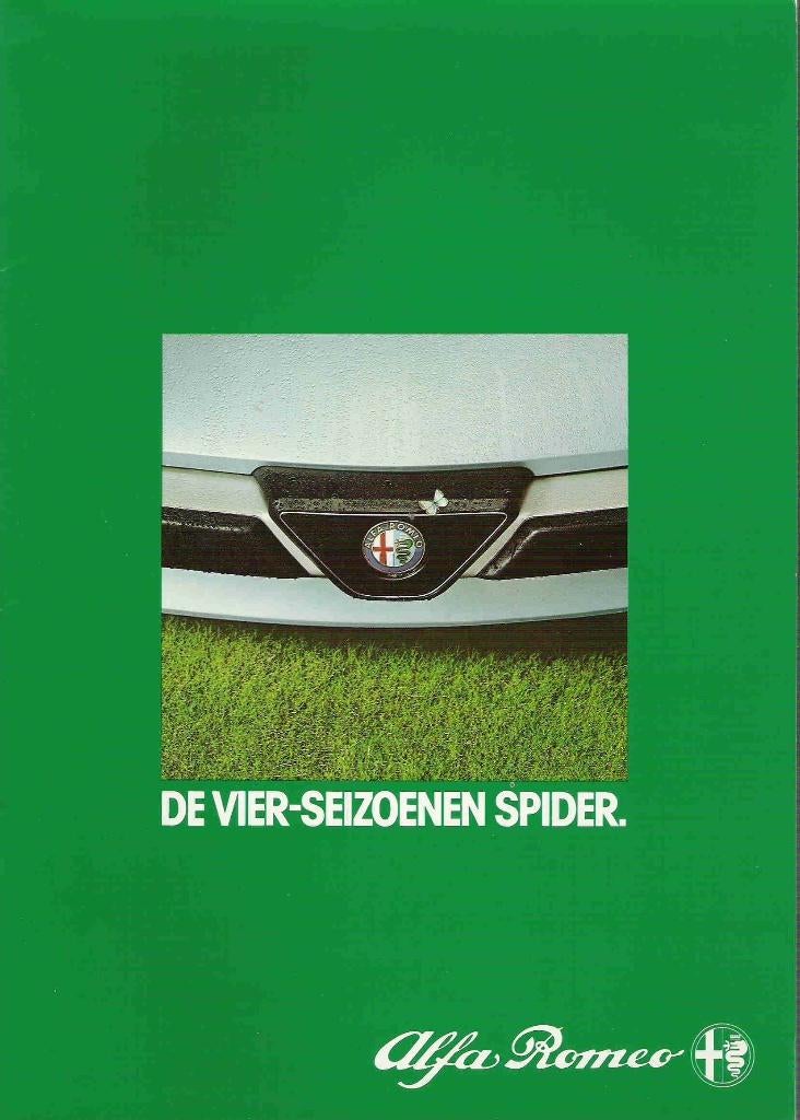 Alfa Romeo Spider folder, Boeken, Auto's | Folders en Tijdschriften, Zo goed als nieuw, Alfa Romeo, Ophalen of Verzenden
