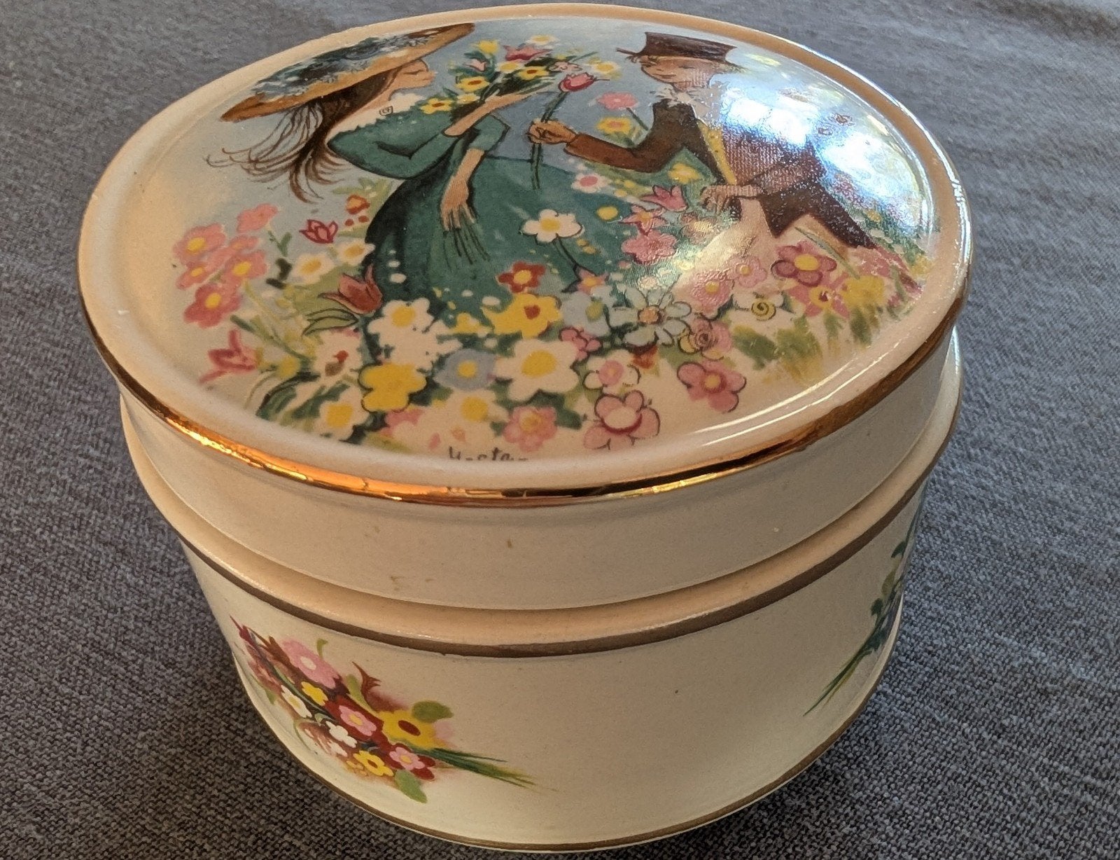 Vintage snuisterijdoosje, Ophalen of Verzenden