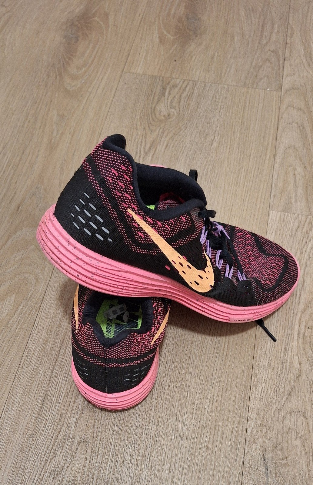 Nike LunarTempo – EU 42.5 – Black/Pink, Ophalen of Verzenden, Zo goed als nieuw, Hardlopen, Hardloopschoenen