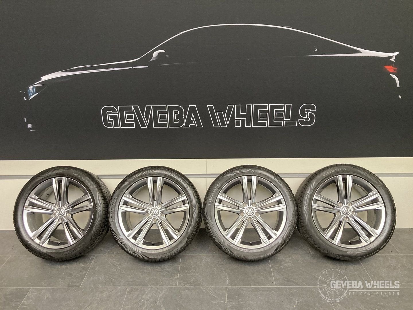18” originele Volkswagen Arteon Passat velgen + banden 5x112, Auto-onderdelen, Banden en Velgen, 18 inch, -, -, Banden en Velgen