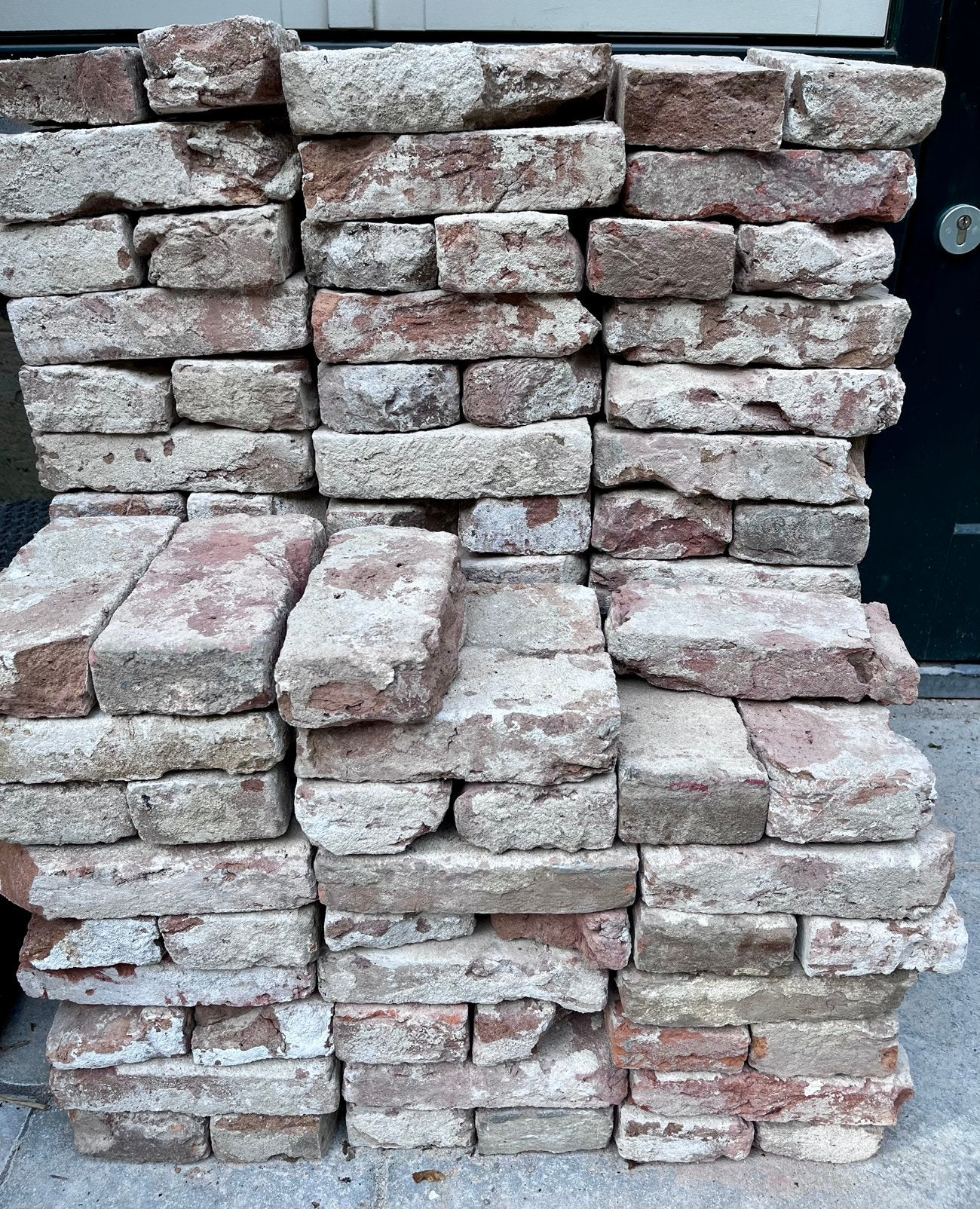 Gebruikte oude bakstenen, 20x9x5, Ophalen, Gebruikt, Beton, Klinkers