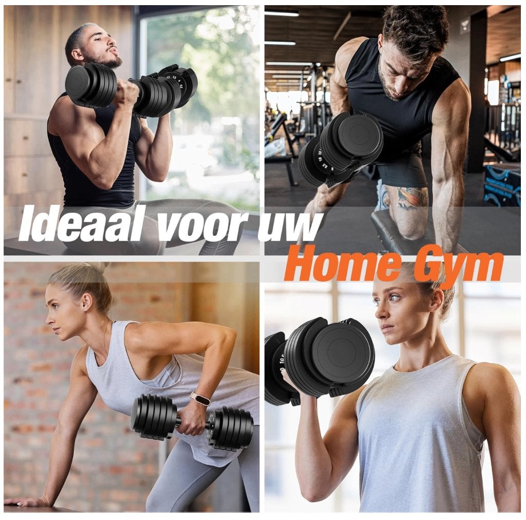 Adjustable weights, Ophalen, Zo goed als nieuw, Dumbbell