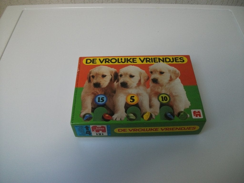 Knikkerspel de vrolijke vriendjes (Jumbo), Ophalen of Verzenden, Gebruikt