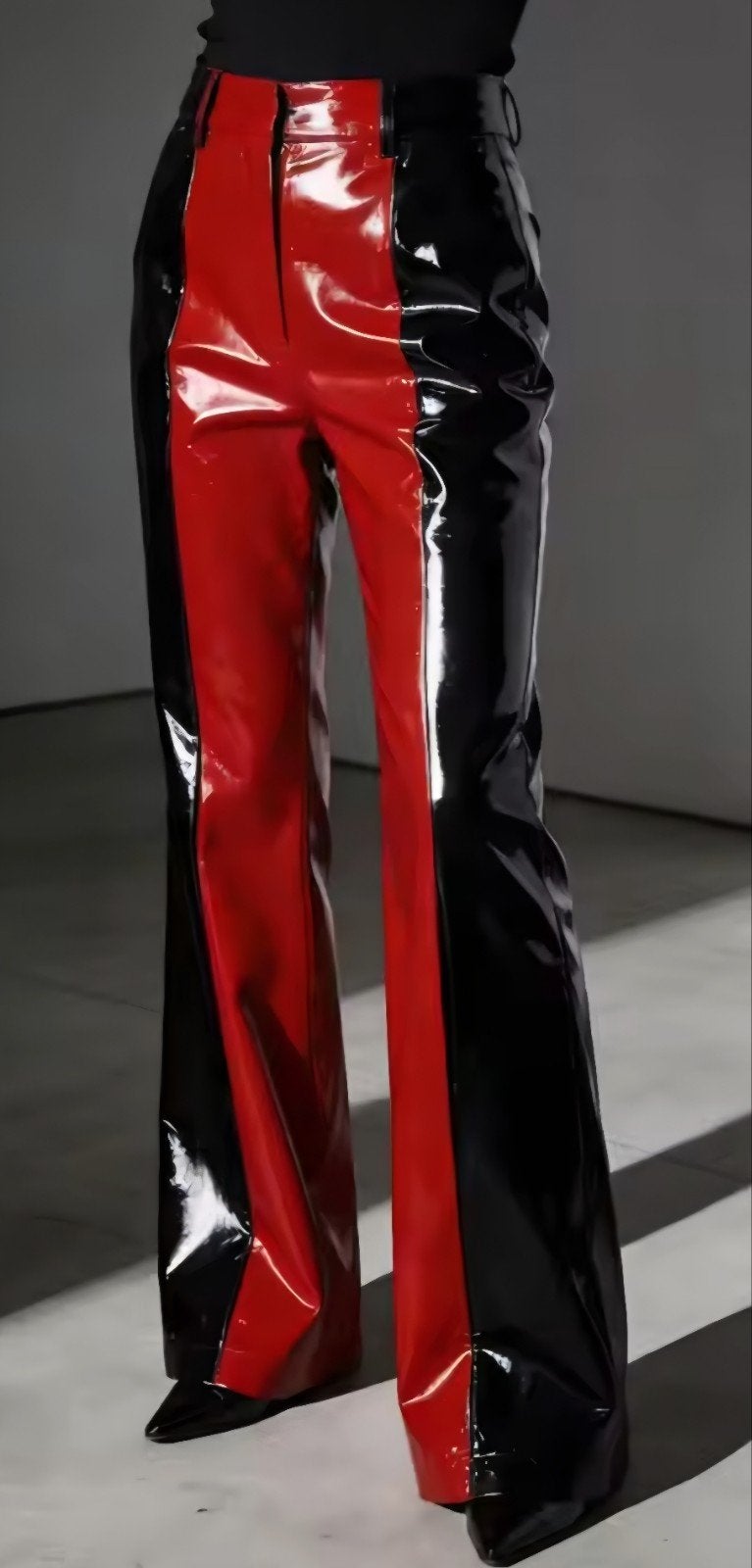 Mooie latex broek, tm 2XL, Kleding | Dames, Verzenden, Nieuw, Zwart, Lang