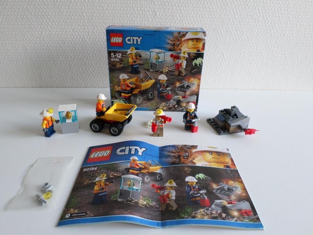 Lego City 60184 Mijnbouwteam uit 2017, Kinderen en Baby's, Speelgoed | Duplo en Lego, City, Lego, Ophalen of Verzenden, Zo goed als nieuw