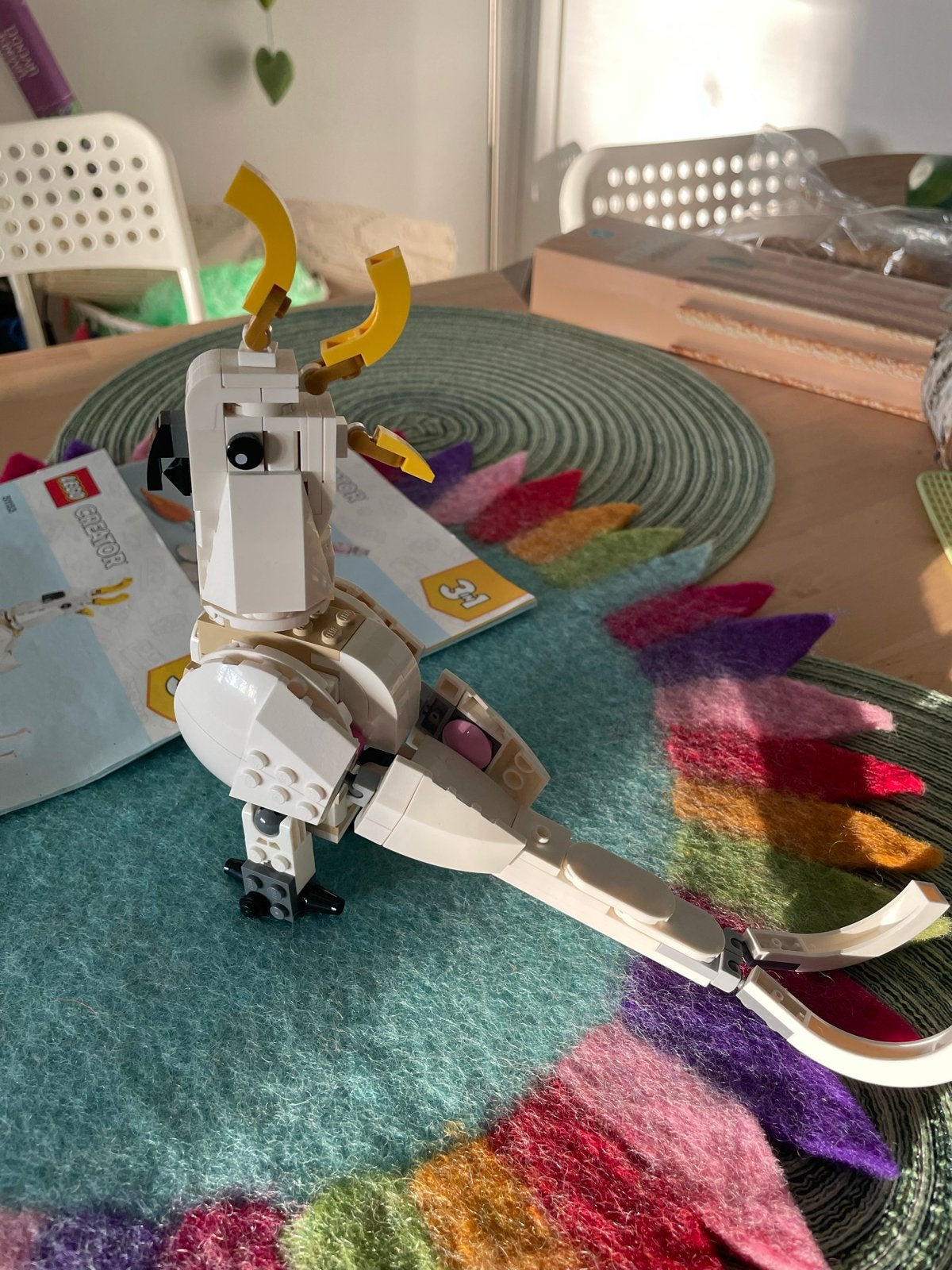 LEGO Creator 3in1 31133 Wit Konijn / Kaketoe / Zeehond, Ophalen of Verzenden, Zo goed als nieuw, Overige merken