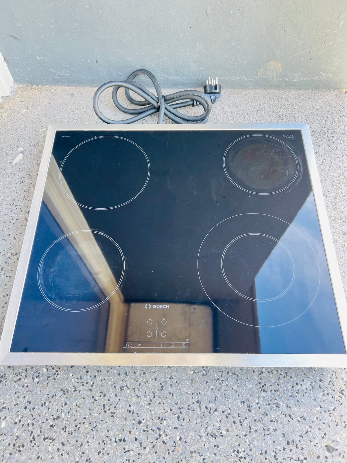 Bosch PKF645B17E/04 Inbouw Keramische Kookplaat, Ophalen, Gebruikt, Keramisch, 4 kookzones