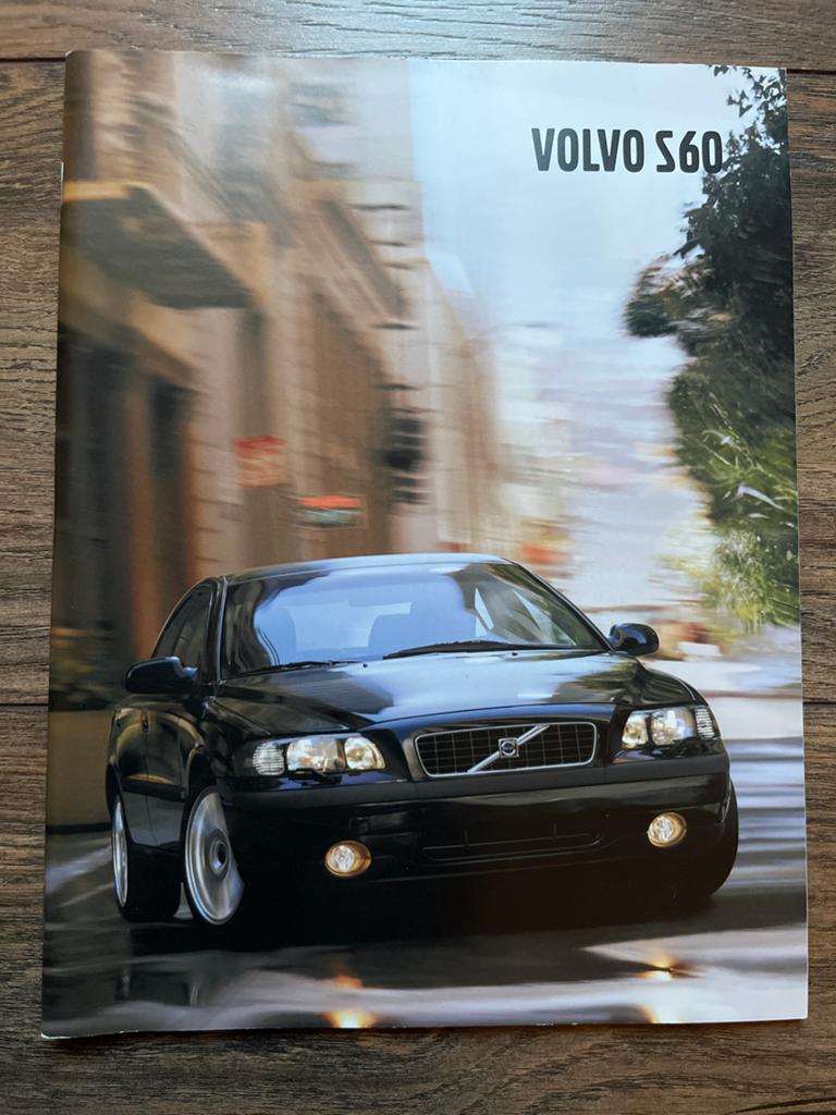 Brochure Volvo S60 (MS/PV 0107MY02-V1) - 70 pagina's, Ophalen of Verzenden, Nieuw, Volvo