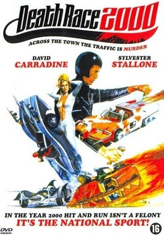 Death Race 2000 (1975), Vanaf 16 jaar, Ophalen of Verzenden, Zo goed als nieuw, Actiekomedie