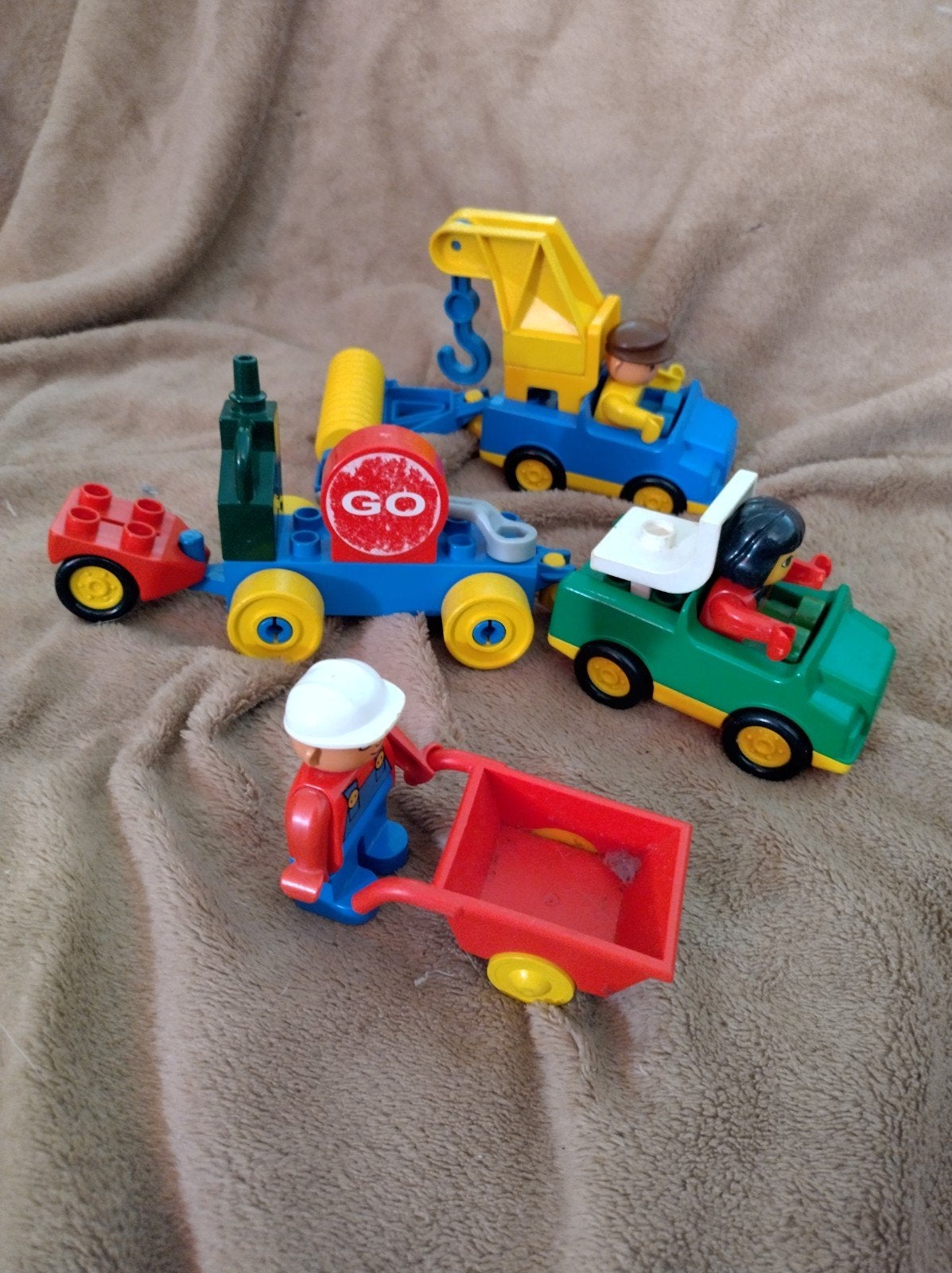 Lego Duplo Voertuigen en Figuren Set, Kinderen en Baby's, Speelgoed | Duplo en Lego, Inclusief minifiguren, Gebruikt, Ophalen of Verzenden