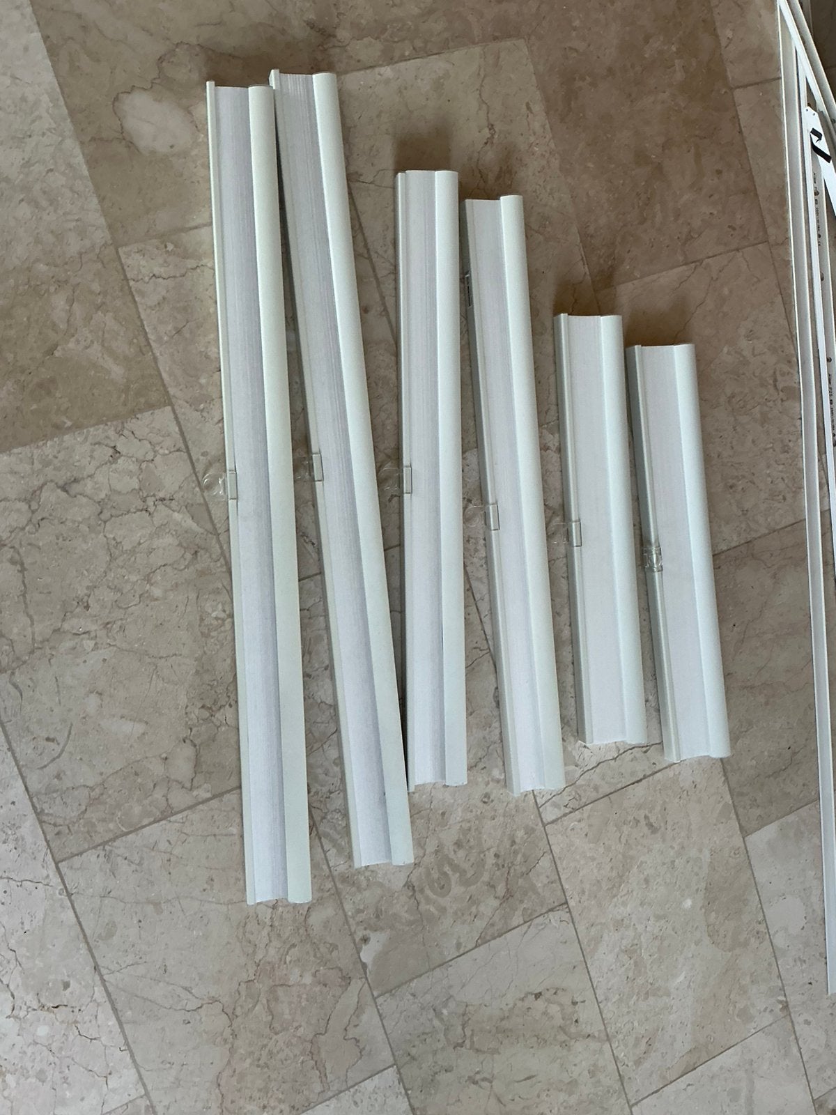 6 x Ikea jalouzieen diverse afmetingen, Ophalen, Gebruikt, Wit, IKEA