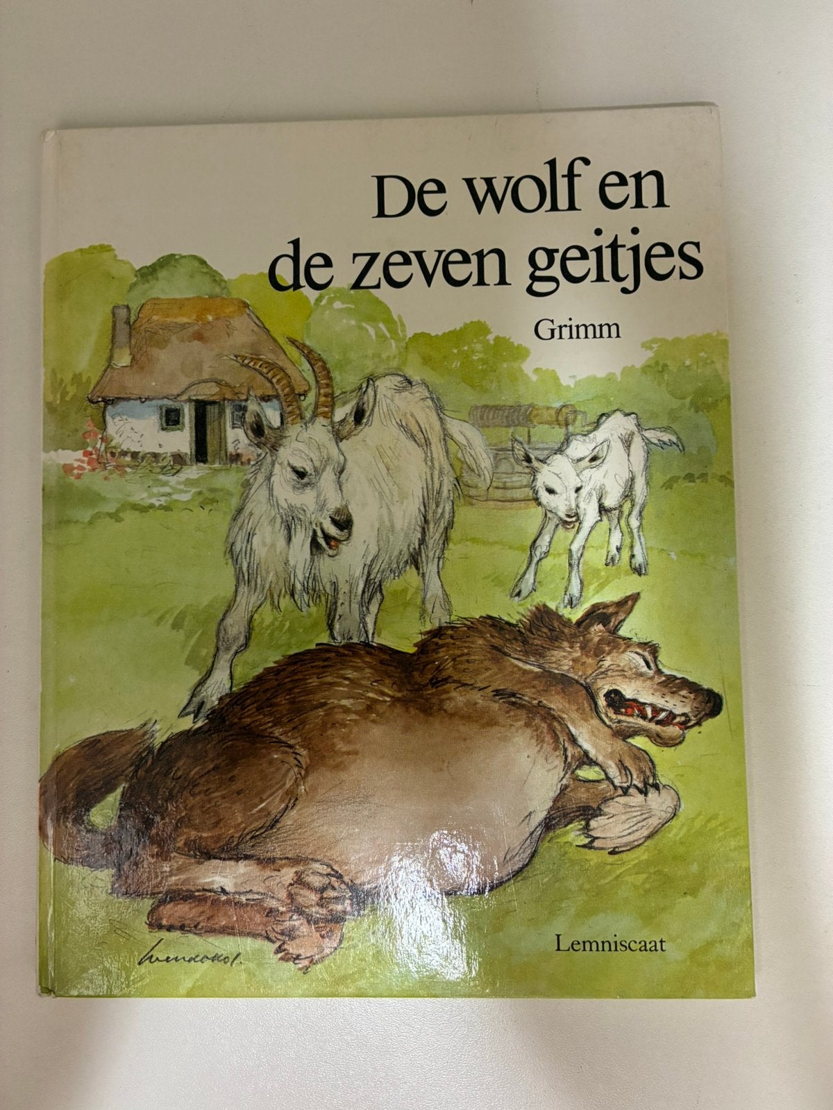 De Wolf en de Zeven Geitjes Grimm, Ophalen of Verzenden